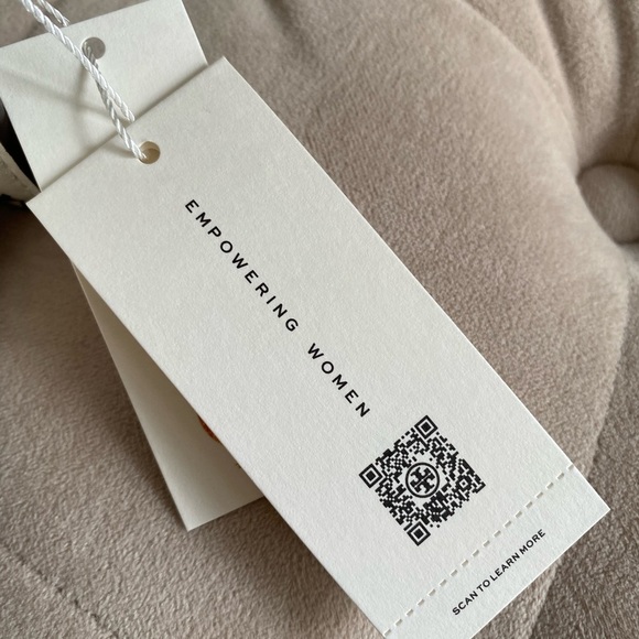 Tory Burch Emerson Woven Min Top Handle Satchel Bag New Cream Bright Samba - Picture 9 of 15